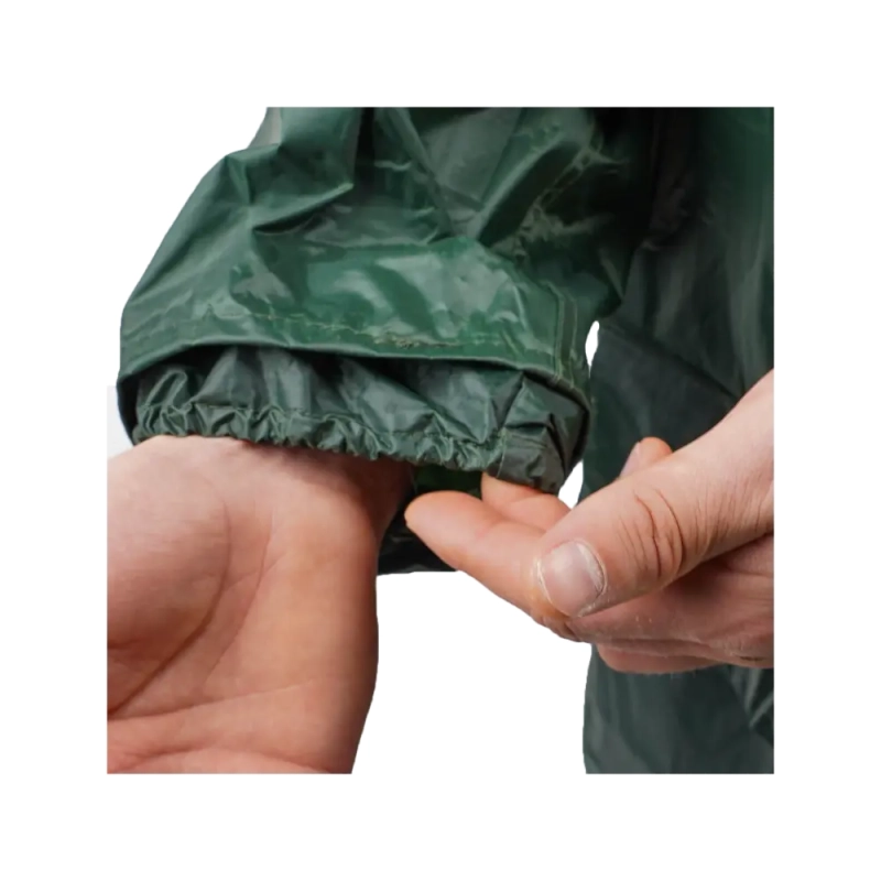Плащ нейлон с ПВХ влагостойкий, зеленый (р. L)