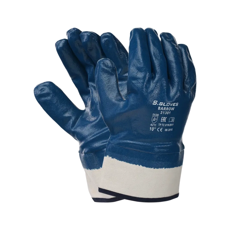 Перчатки с нитриловым полным покрытием, манжет - крага 0533 р.11