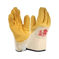 Перчатки с латексным покрытием, манжет - крага, Safeprotect