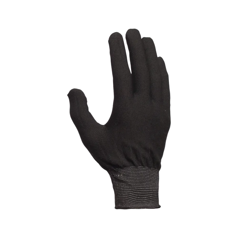 Перчатки нейлоновые без ПВХ черные 1402 (р.9-11)