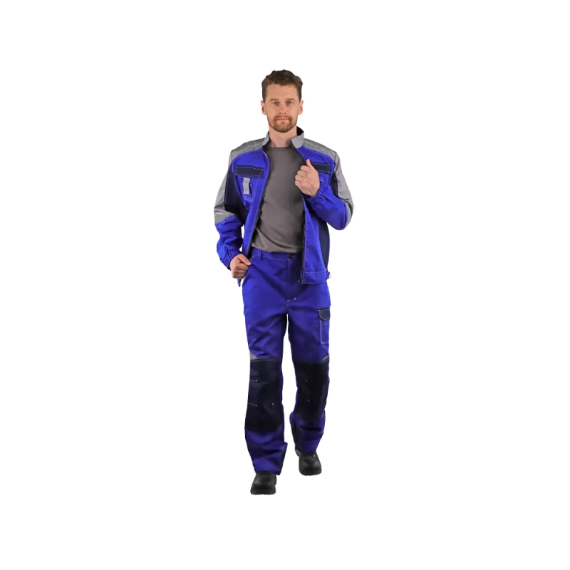 Костюм рабочий Формула, куртка+брюки, темно-синий+серый р. 56-58/170-176