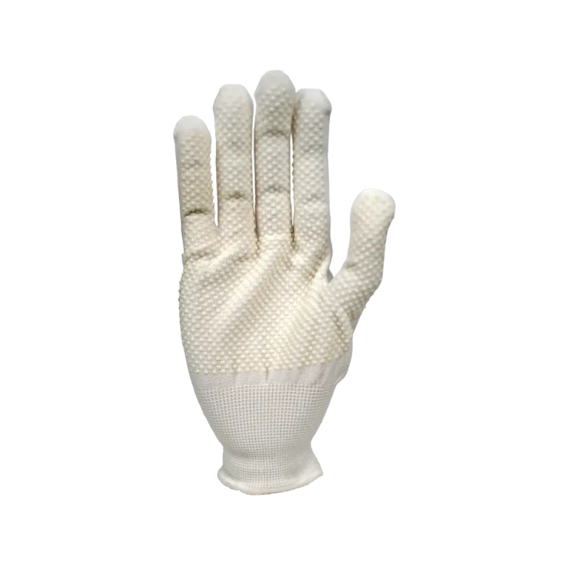 Перчатки нейлоновые с ПВХ антистатические 1414, р. 7-9