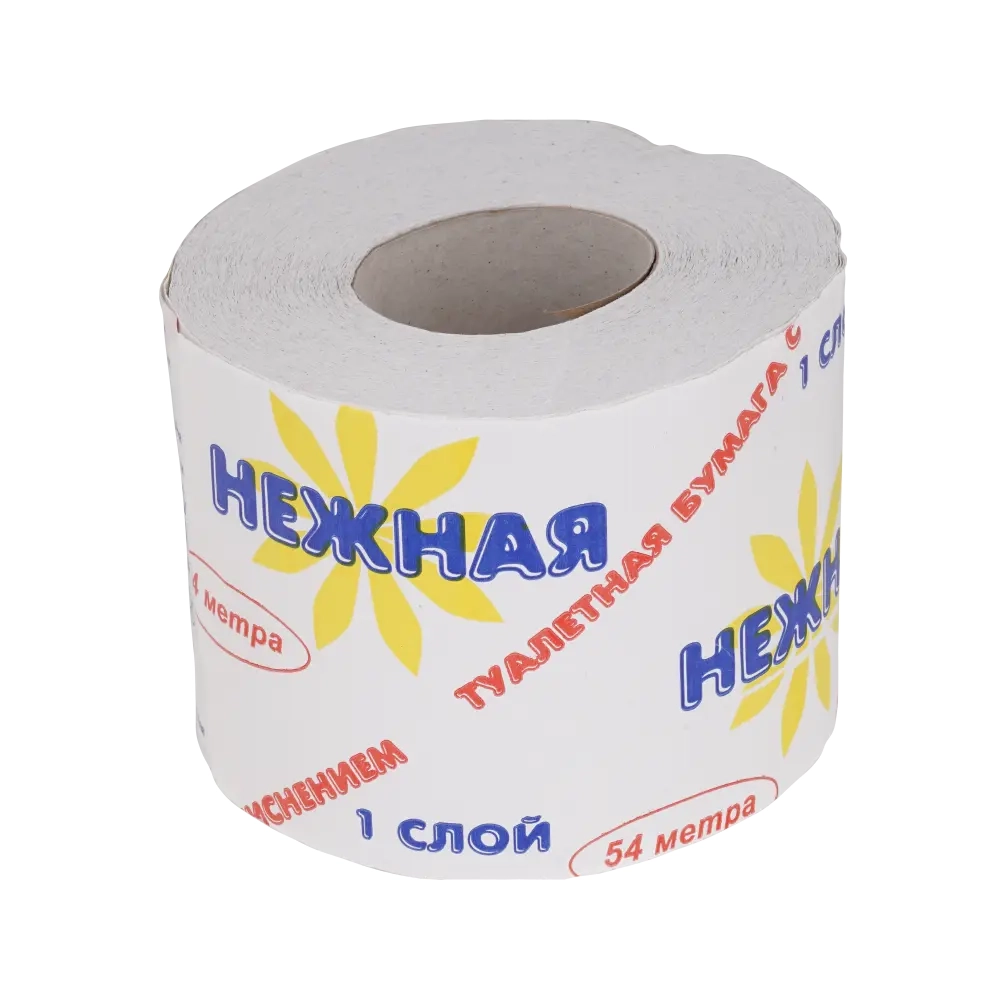 Бумага туалетная Нежная