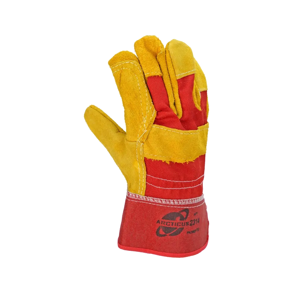 Перчатки спилковые комбинированные Ангара, 0115