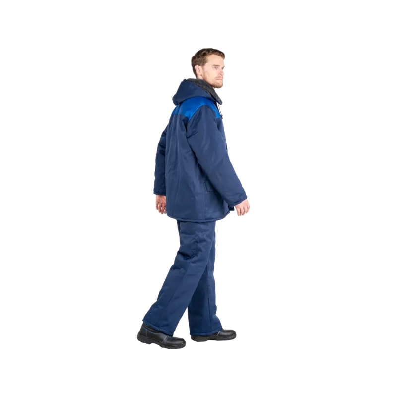 Костюм рабочий Универсал утеплённый с капюшоном, куртка+полукомбинезон р.60-62, 182-188