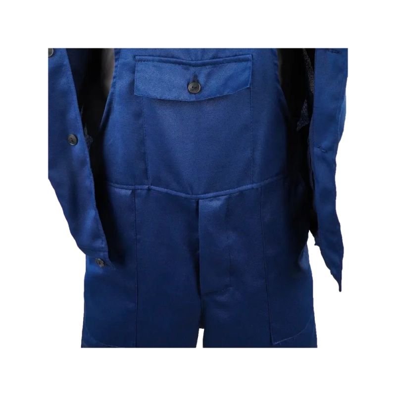 Костюм рабочий Техник, куртка+ полукомбинезон, синий+василек  рост182-188 р.60-62