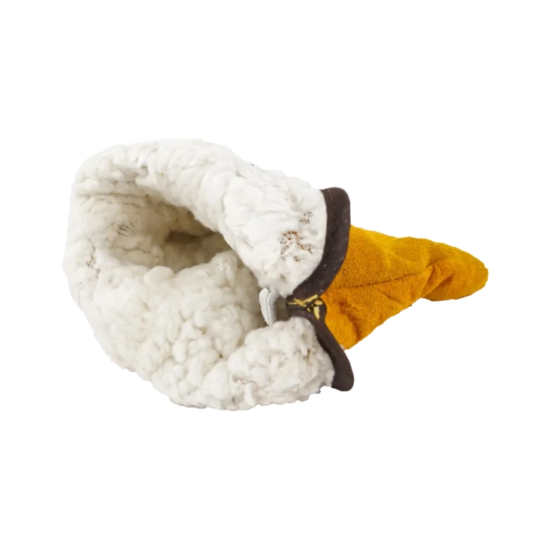 Перчатки утепленные спилковые, искусственный мех, арт. 0128