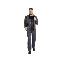 Костюм рабочий Бренд, куртка+полукомбинезон, серый  60-62/170-176
