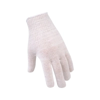 Перчатки х/б без ПВХ, 45гр, 10 класс, арт. 0114Р, белые