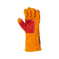 Краги спилковые сварщика пятипалые Siberia T12-11-RU Kevlar (р. 12)