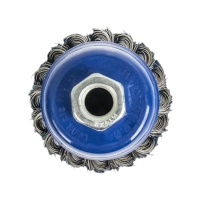 Кордщетка для УШМ чашеобразная витая 75 мм М14, Практика 032-461