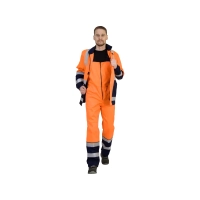 Костюм рабочий Терминал-3, куртка+полукомб, оранж+т.синий р.60-62/182-188