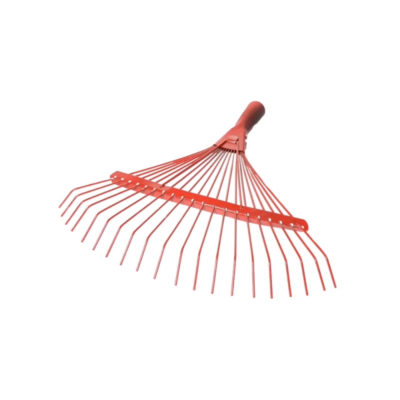 Грабли веерные проволочные 20 зубов, порошковая окраска без черенка