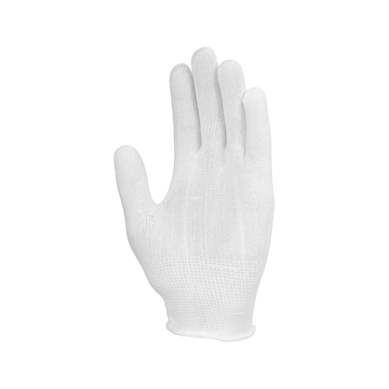 Перчатки нейлоновые без ПВХ, арт.1402 (р.9-11) белые