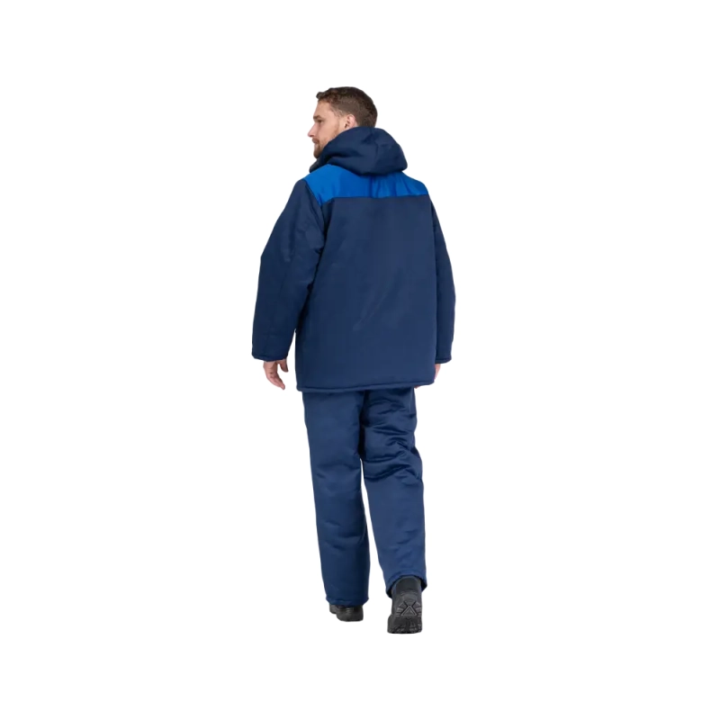 Костюм рабочий Универсал утеплённый с капюшоном, куртка+полукомбинезон р.60-62, 182-188