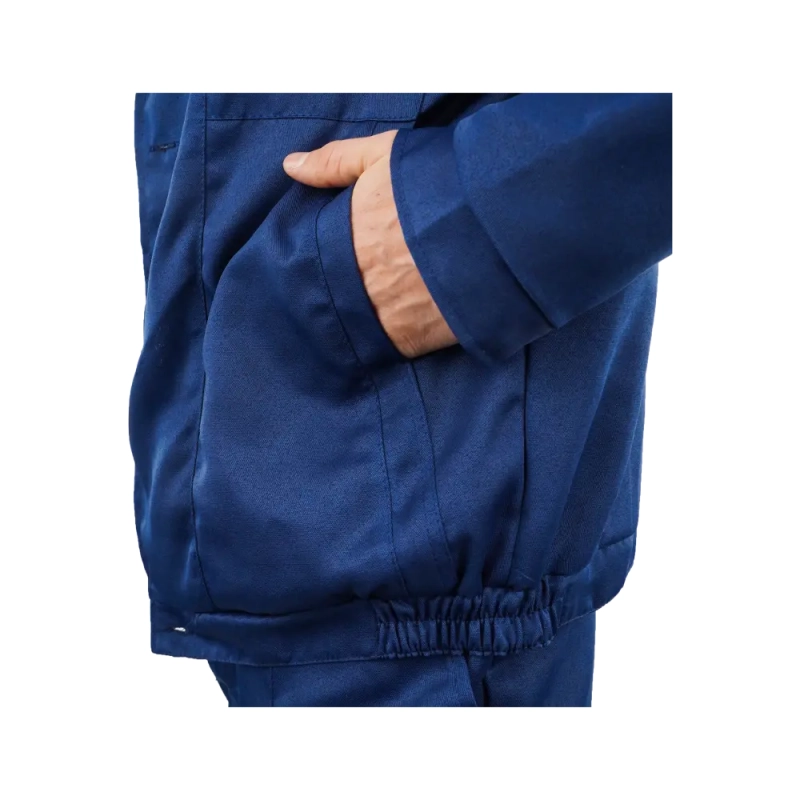 Костюм рабочий Техник, куртка+ полукомбинезон, синий+василек  рост182-188 р.60-62