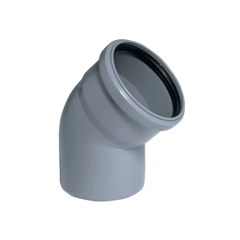 Отвод для внутренней канализации Plastimex 50 мм 45&deg;