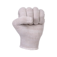 Перчатки х/б без ПВХ, 38гр, 13 класс, арт. 0113Р, белые