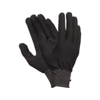 Перчатки нейлоновые без ПВХ черные 1402 (р.7-9)
