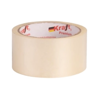 Скотч широкий прозрачный 48 мм х 50м, 45 мкм (KRAFT)