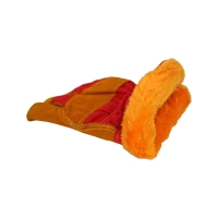 Перчатки спилковые комбинированные утеплённые