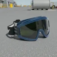 Очки ЗН11 Панорама СтронгГласс  закрытые затемненные, непрямая вентиляция, арт. 21134