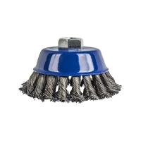 Кордщетка для УШМ чашеобразная витая 100 мм М14, Практика 773-293