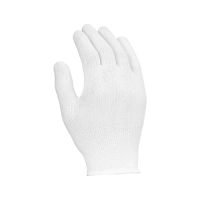 Перчатки нейлоновые без ПВХ, арт.1402 (р.9-11) белые