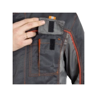 Костюм рабочий Бренд, куртка+полукомбинезон, серый  60-62/170-176