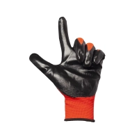 Перчатки нейлоновые с нитрилом 7111 (р.10)