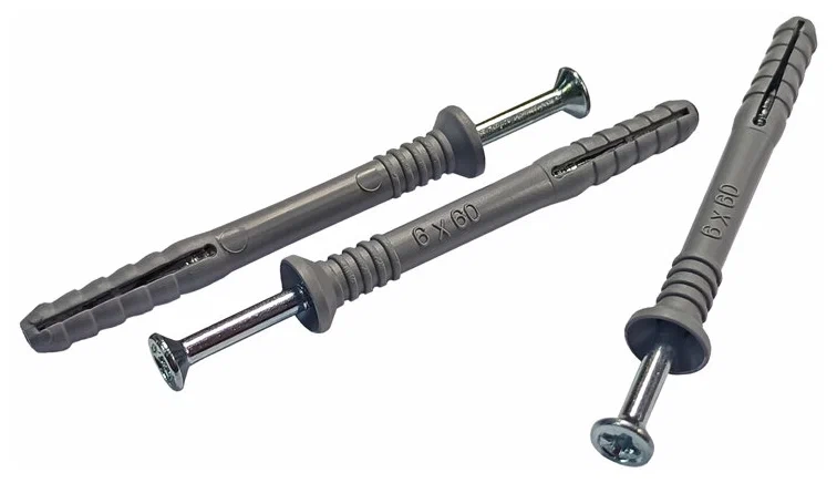 Дюбель-гвоздь потайной Daxmer 6 х 60 мм, 150 шт/уп