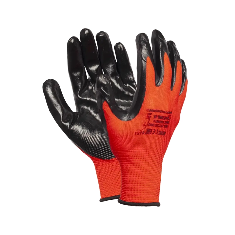 Перчатки нейлоновые с нитрилом 7111 (р.10)