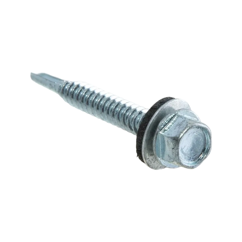 Саморезы кровельные 5,5 х 38 мм цинк, 250 шт/уп