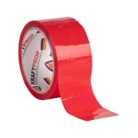 Клейкая лента полипропиленовая 48мм х 50м / 45мкм красная