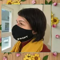 Маска многоразовая двухслойная (ткань,100% х/б)