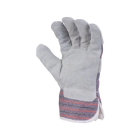 Перчатки спилковые комбинированные утеплённые Ангара 0115