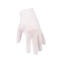 Перчатки х/б с ПВХ, 55гр, 10 класс, волна, белые