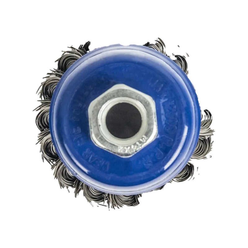 Кордщетка для УШМ чашеобразная витая 75 мм М14, Практика 032-461