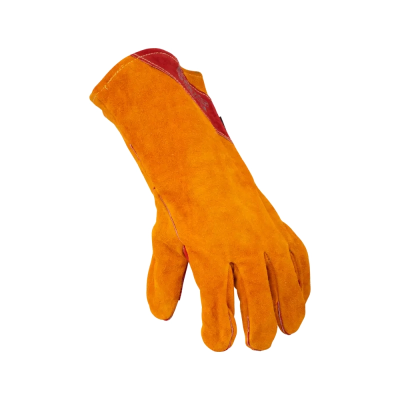 Краги спилковые сварщика пятипалые Siberia T12-11-RU Kevlar (р. 12)