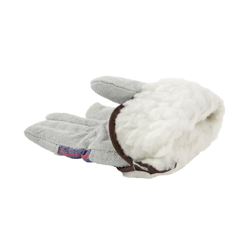 Перчатки спилковые комбинированные утеплённые Ангара 0115