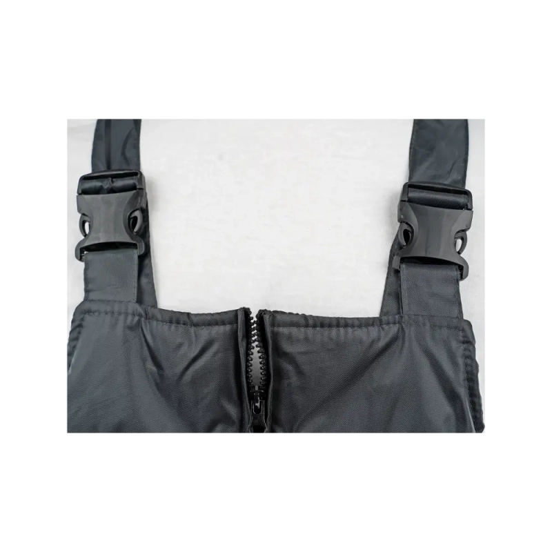 Костюм рабочий утепленный, куртка+полукомбинезон, темно-сер+красн 56-58/170-176