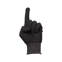 Перчатки нейлоновые без ПВХ черные 1402 (р.7-9)