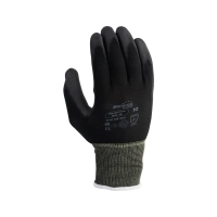 Перчатки нейлоновые с полиуретаном Manipula МикроПол (TPU-12), р.7 черные