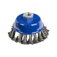 Кордщетка для УШМ чашеобразная витая 100 мм М14, Практика 773-293