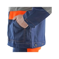 Костюм рабочий Скандин, куртка+полукомбинезон, оранж+син р.44-46/170-176